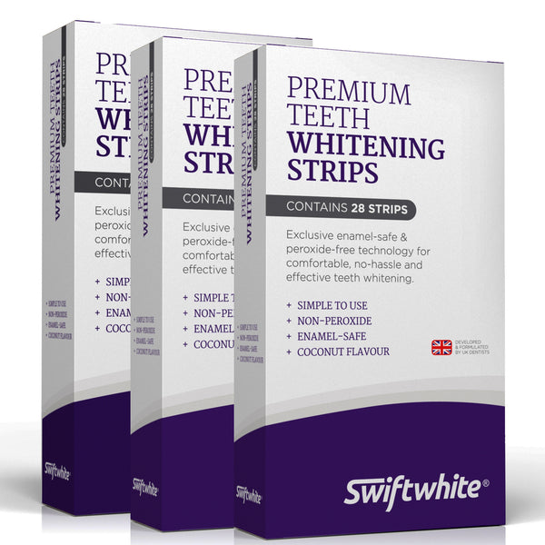 3 Packs Premium Teeth Whitening Strips SWIFTWHITE